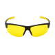 Lunettes de Soleil Sport Rectangle à Verres Teintés Jaunes Marque Juyar avec Branches Ajustés