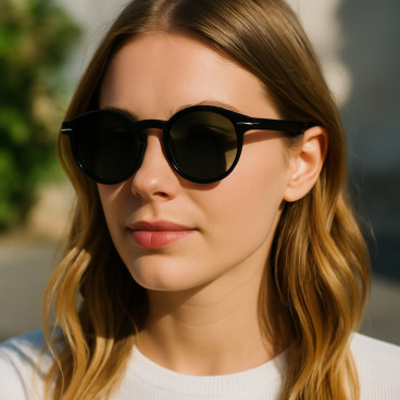 Lunettes de Soleil Femme Ronde Marque Surfrider Protection Indice 3 Épurée et Tendance