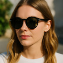 Lunettes de Soleil Femme Ronde Marque Surfrider Protection Indice 3 Épurée et Tendance