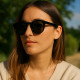 Lunettes de Soleil Femme Ronde Marque Surfrider Protection Indice 3 Épurée et Tendance