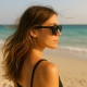 Lunettes de Soleil Femme Ronde Marque Surfrider Protection Indice 3 Épurée et Tendance