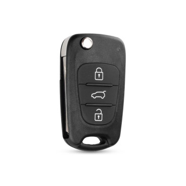 Coque de Clé 3 Boutons pour Hyundai & KIA – Boîtier de Remplacement