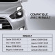 Coque de Clé Renault 4 Boutons – Compatible Modèles Captur, Clio 4, Megane 3, Zoe