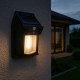 Lampe Solaire Extérieure LED Sans Fil avec Détecteur de Mouvement Effet Tungstène et 3 Modes Éclairage