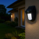 Lampe Solaire Extérieure LED Sans Fil avec Détecteur de Mouvement Effet Tungstène et 3 Modes Éclairage