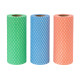 Pack de 2 Rouleaux de 50 Lingettes Lavables Réutilisables Non Tissées Multiusage Absorbantes Couleur Aléatoire