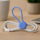 Lot de 3 Attaches de Câble Magnétiques en Silicone Réutilisables pour Bureau et Maison