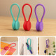 Lot de 3 Attaches de Câble Magnétiques en Silicone Réutilisables pour Bureau et Maison