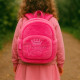 Sac à Dos Fille 27cm Rose Peluche Douce Modèle Couronne Princesse Idéal Maternelle et Sorties