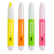 Pack de 4 Surligneurs Couleurs Assorties Format Compact