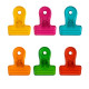 Pack de 6 Pinces Mémo Magnétiques Multicolores pour Notes Photos ou Fermeture de Sachets