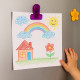 Pack de 6 Pinces Mémo Magnétiques Multicolores pour Notes Photos ou Fermeture de Sachets