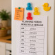 Pack de 6 Pinces Mémo Magnétiques Multicolores pour Notes Photos ou Fermeture de Sachets
