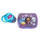 Set Repas Enfant Gabby et la Maison Magique avec Boîte à Gouter et Gourde 420ml Plastique violet pour Ecole