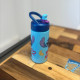 Set Repas Enfant Stitch avec Boîte à Gouter et Gourde 420ml Plastique Bleu pour Ecole et Sorties