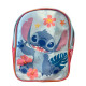 Sac à Dos Maternelle Stitch 25cm Rose et Bleu Léger 1 Poche Idéal pour l'École ou Sortie
