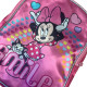 Sac à Dos Maternelle Minnie 25 cm Rose et Bleu avec Bretelles Ajustables et Finition Pailletée