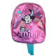 Sac à Dos Maternelle Minnie 25 cm Rose et Bleu avec Bretelles Ajustables et Finition Pailletée