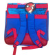 Cartable Spiderman 35 cm rouge et bleu avec 2 compartiments, poche frontale et bretelles matelassées