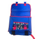 Cartable Spiderman 35 cm rouge et bleu avec 2 compartiments, poche frontale et bretelles matelassées