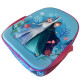 Sac a Dos Reine des Neiges relief 3D 31 cm Rose et Bleu avec 1 Compartiment, Bretelles Matelassées Ajustable