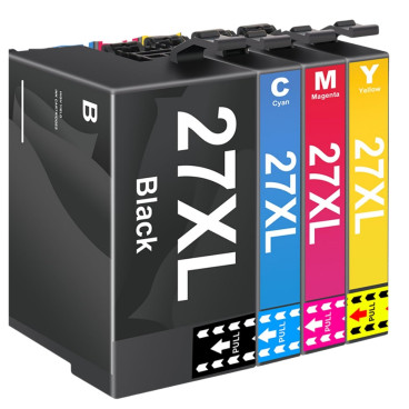 Pack de Cartouches Compatibles EPSON 27 XL pour Imprimantes WorkForce