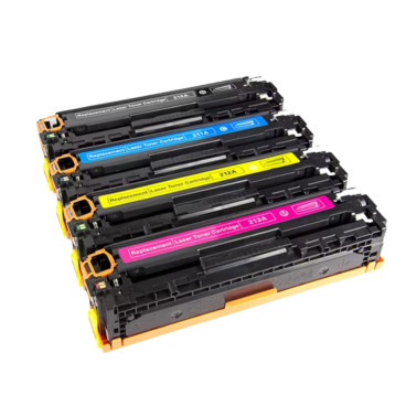 Pack de Cartouches de Toners Compatibles HP 212X, W2120X, W2121X, W2122X, W2123X pour Imprimantes Color LaserJet Entreprise