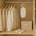 Déshumidificateur de Penderie avec 4 Recharges – Absorbeur d’Humidité Suspendu pour Armoire et Placard