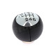 Pommeau de vitesse chrome & noir – Compatibilité multi-marques – OEM 2403S6 / 2403V1