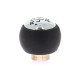 Pommeau de vitesse chrome & noir – Compatibilité multi-marques – OEM 2403S6 / 2403V1