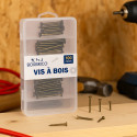 Lot de 100 Vis à Bois – 5 Tailles pour Bricolage & Menuiserie