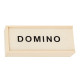 Jeu de Dominos Classique en Bois 28 Pièces Jeu de Société Traditionnel pour Famille et Enfants