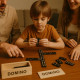 Jeu de Dominos Classique en Bois 28 Pièces Jeu de Société Traditionnel pour Famille et Enfants
