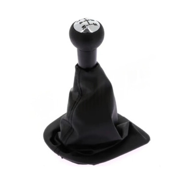 Pommeau de levier de vitesse chromé 5 vitesses pour Peugeot 307 et 308 - Kit complet