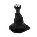Pommeau de levier de vitesse chromé 5 vitesses pour Peugeot 307 et 308 - Kit complet