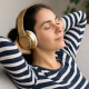 Casque Bluetooth Sans Fil Rechargeable Léger Confortable et Réglable Portée 10 Mètres Autonomie 4 Heures