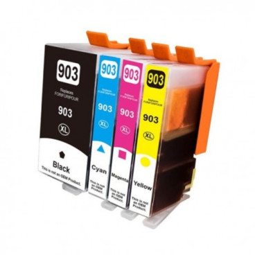 Pack de Cartouches Compatibles HP 903 XL pour Imprimantes OFFICEJET Pour Imprimantes HP OfficeJet 6950 à 6979