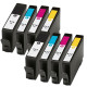 Pack de Cartouches Compatibles HP 912 XL pour Imprimantes OFFICEJET All-In-One 8010 à 8025