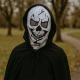 Cagoule Blanche de Fantôme Halloween 40cm Costume Déguisement Accessoire Effrayant