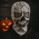 Cagoule Blanche de Fantôme Halloween 40cm Costume Déguisement Accessoire Effrayant