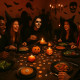 Pack de 300 Confettis Halloween Citrouilles et Fantômes en Papier pour Décoration de Table