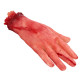 Fausse Main Coupée Ensanglantée en Plastique Réaliste 20cm Décoration Halloween