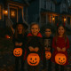 Déguisement Cape Enfant Noire et Rouge Doublée Taille Unique 3 à 6 Ans Costume Halloween