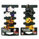 Lot de 8 Élastiques à Cheveux Halloween – Motifs Aléatoires, Couleurs Mixtes | Enfants & Adultes