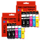 Pack Cartouches Compatibles Canon PGI-520 / CLI-521 – Pour Imprimantes PIXMA iP & MP Series