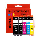 Pack Cartouches Compatibles Canon PGI-520 / CLI-521 – Pour Imprimantes PIXMA iP & MP Series