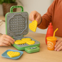 Jouet Gaufrier Sonore et Lumineux avec Accessoires, Gaufre Magique qui Change de Couleur, À Piles, Dès 3 Ans