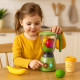 Jouet Blender Sonore et Lumineux, Fonctionnel avec Fruits et Tasse, Tourne Réellement, À Piles, Dès 3 Ans