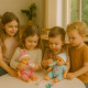 Coffret Poupons Jumeaux Garçon et Fille, 23 cm, avec Pyjamas Rayés et Biberons, Jouet dès 3 Ans