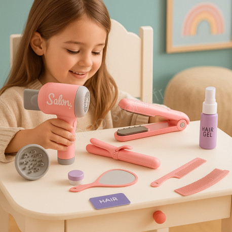 Jouet Air Fryer Sonore et Lumineux, 4 Boutons de Cuisson, Aliments qui Changent de Couleur, À Piles, Dès 3 Ans Jouet Air Fryer Sonore et Lumineux, 4 Boutons de Cuisson, Aliments qui Changent de Couleur, À Piles, Dès 3 Ans